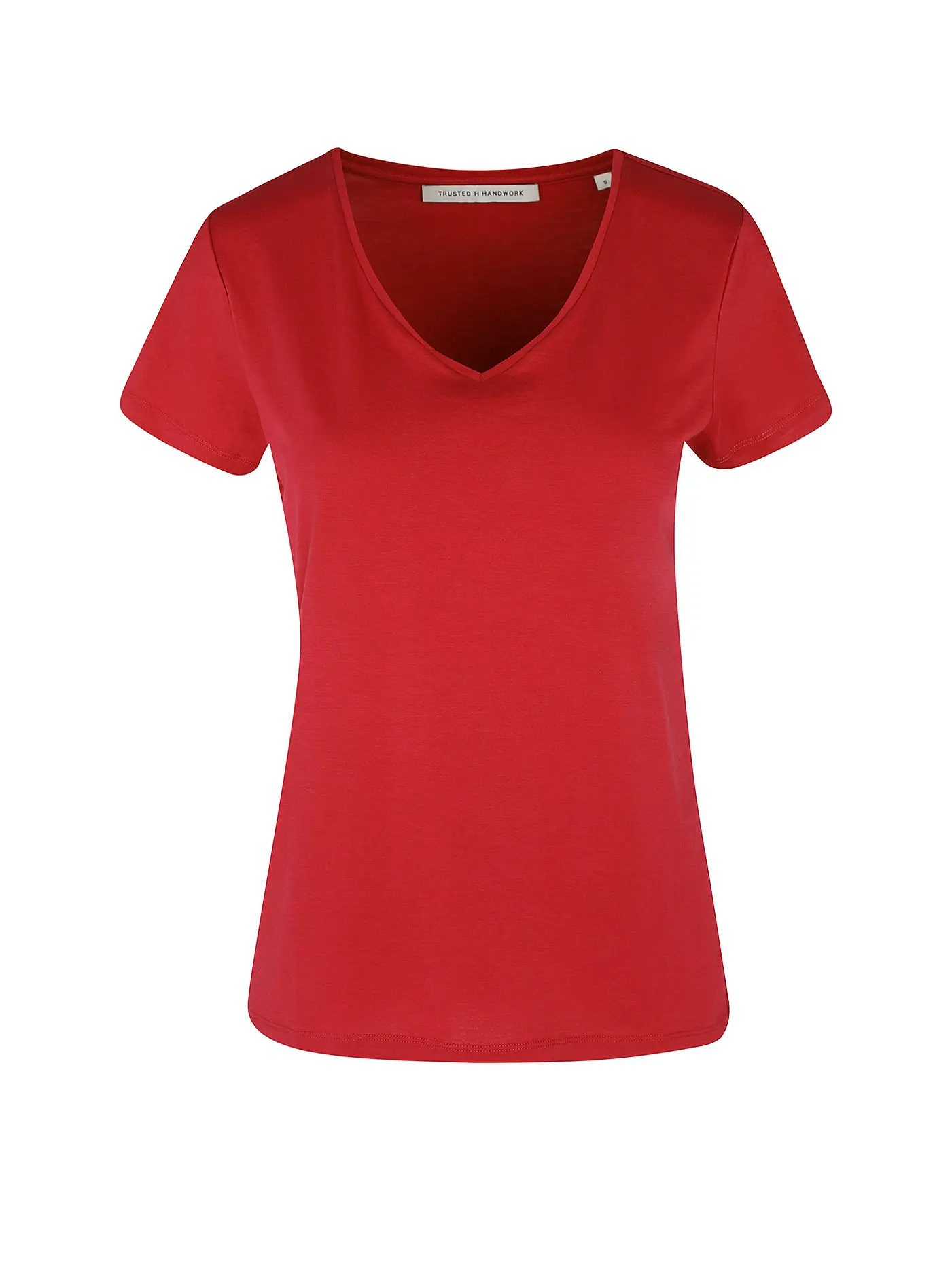 TRUSTED HANDWORK | T-Shirt TOULOUSE | dunkelrot